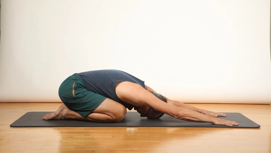 Child's Pose for Spinal Alignment