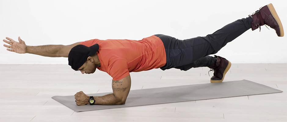 High Plank for Core Strength