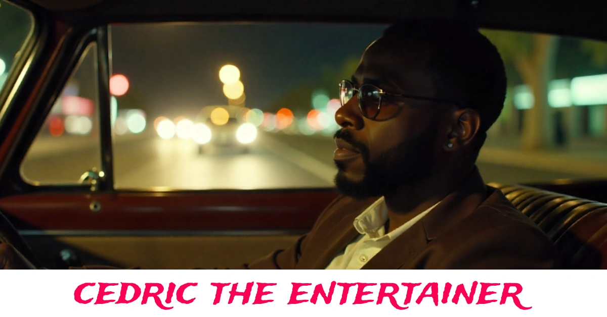 Cedric the Entertainer performing comedy on stage with signature charisma