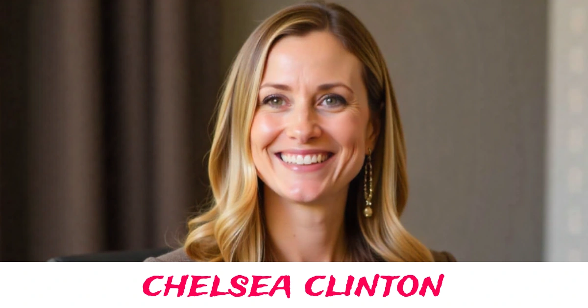 Chelsea Clinton addressing a global leadership event