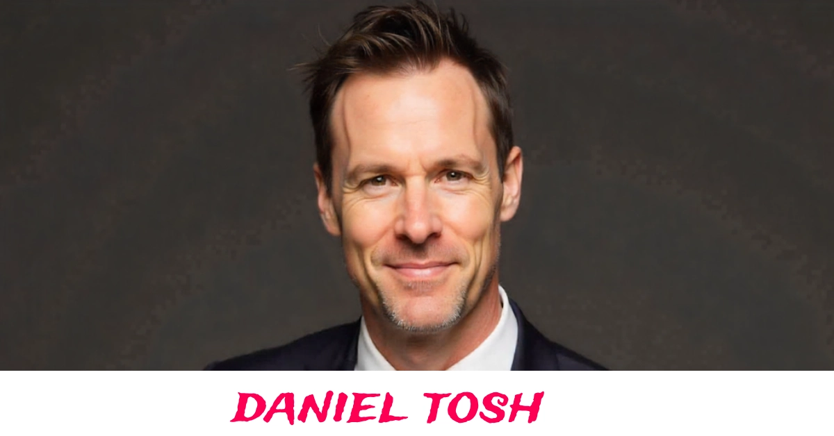 Daniel Tosh performing stand-up comedy on stage