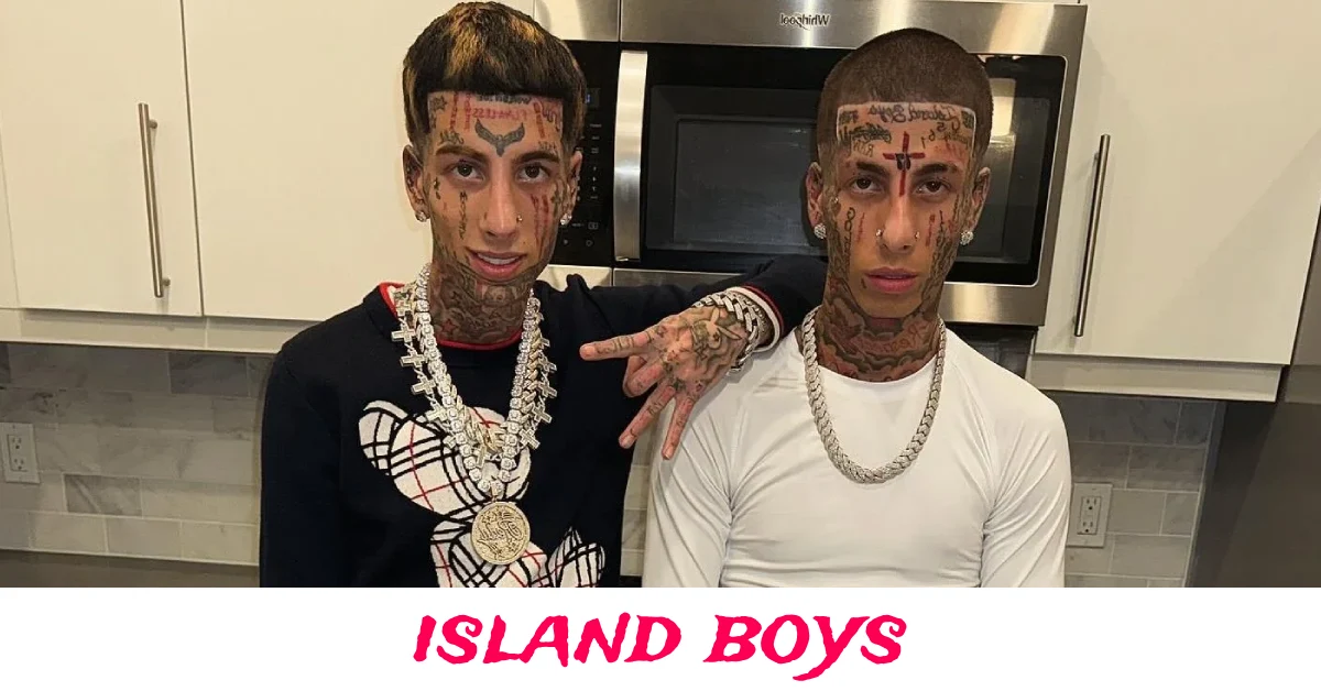 Island boys performing their viral song with unique hairstyle and tropical vibe