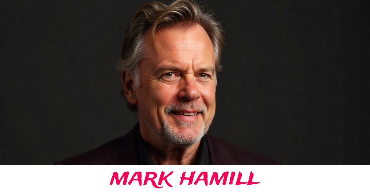 Mark Hamill at film premiere wearing elegant suit and smiling for cameras.