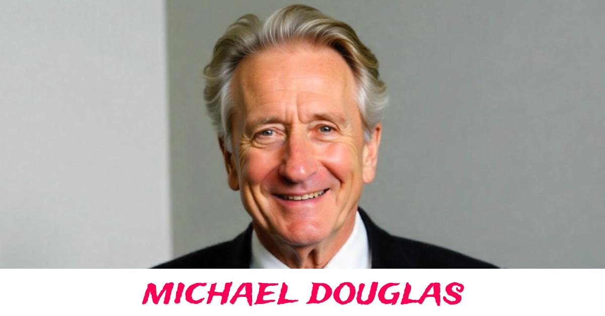 Michael Douglas attending a red carpet event in classic Hollywood style