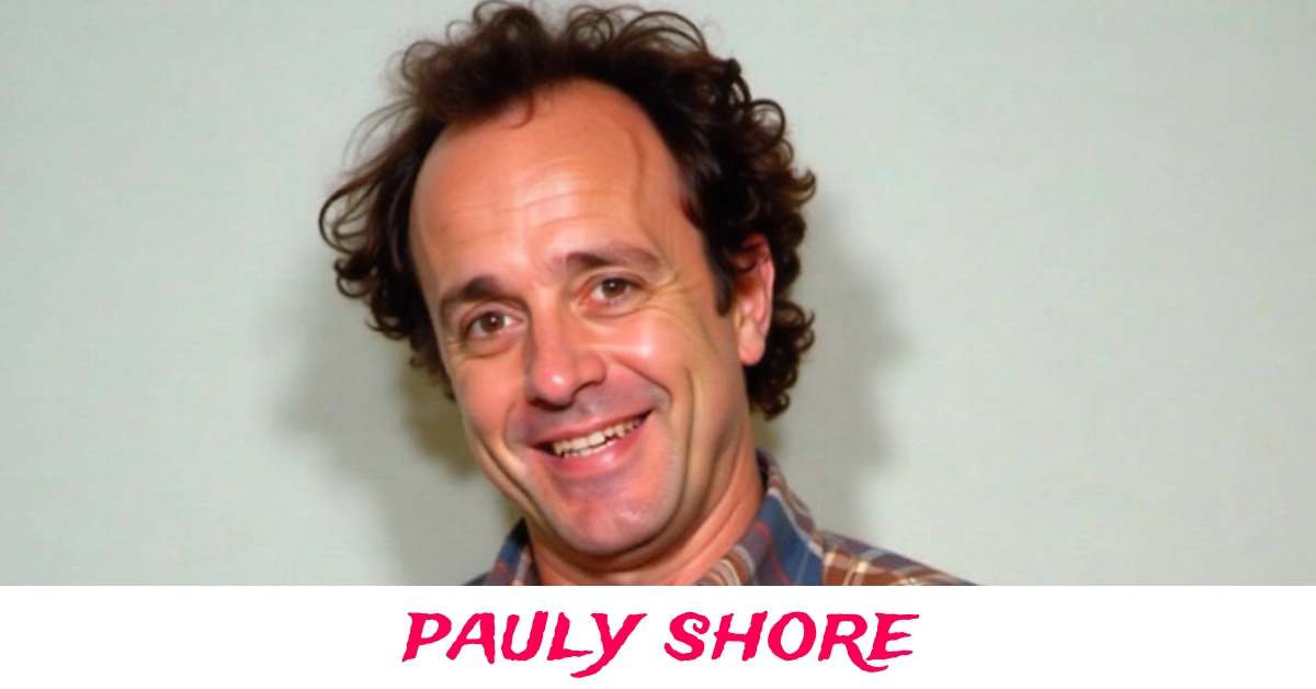 Pauly Shore performing stand-up comedy on stage