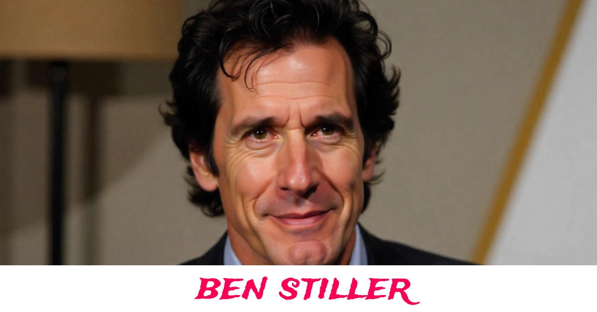 Ben Stiller portrait showcasing his work as an actor and filmmaker