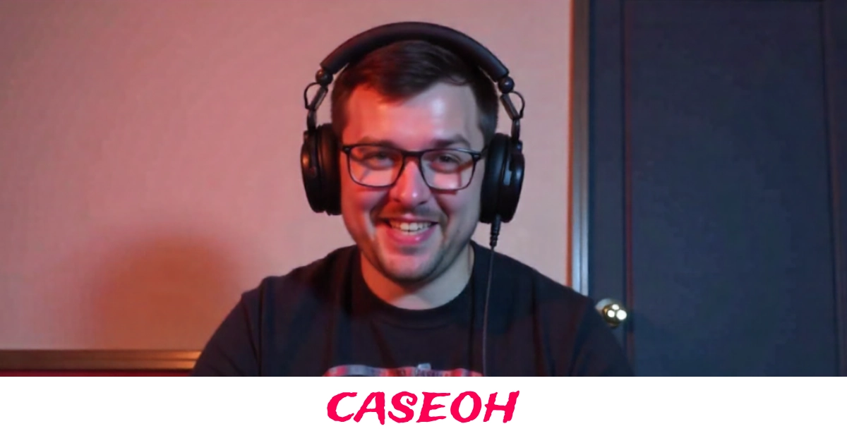 CaseOh gaming creator showcasing humor and content innovation
