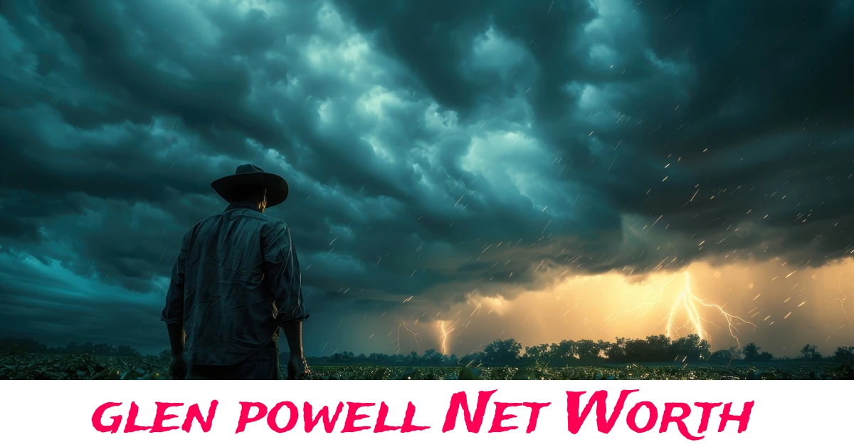 glen powell attending a red carpet event showcasing his Hollywood film career