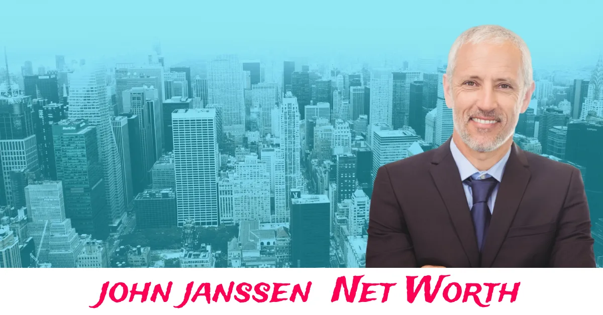 John Janssen at a public appearance highlighting his professional background and media presence