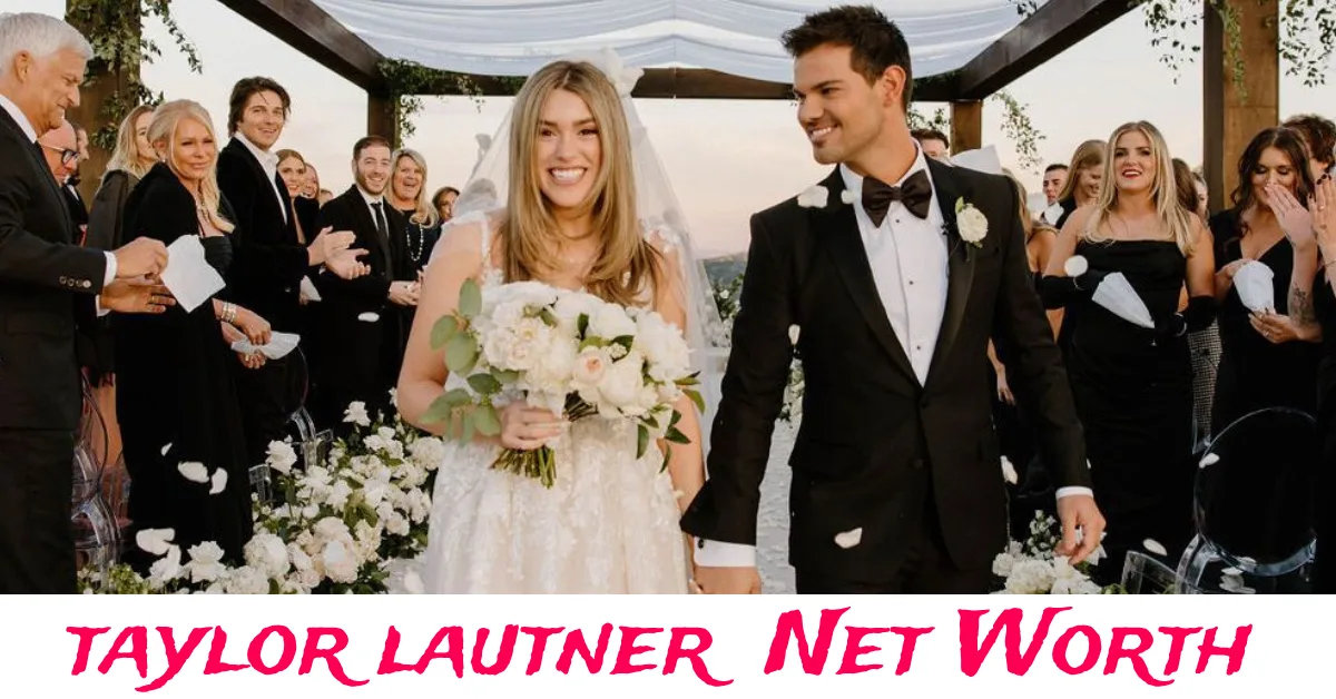 Taylor Lautner posing confidently during a public appearance showcasing his signature style