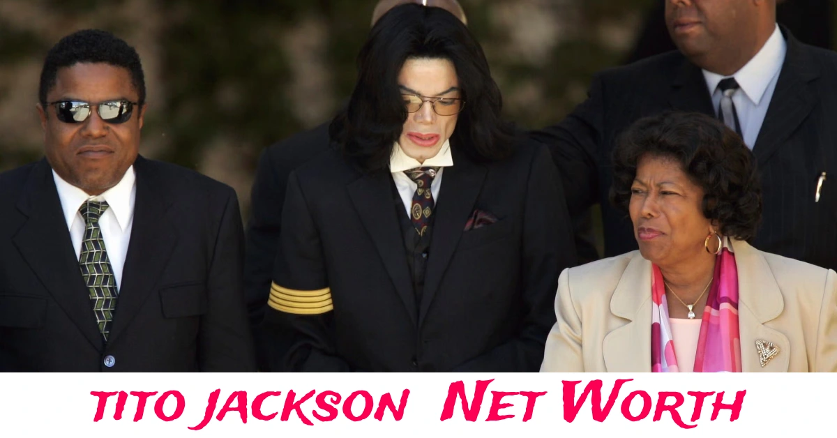 tito jackson performing on stage as a Jackson 5 guitarist and Motown music legend