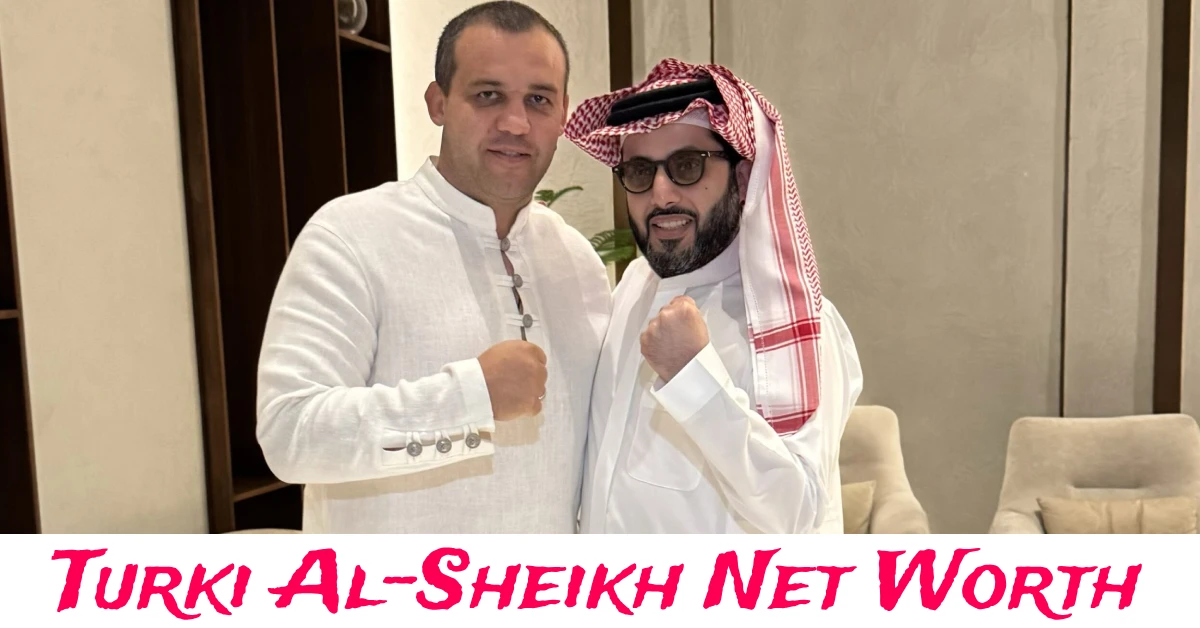 Turki Al-Sheikh at a major international boxing and entertainment event in Riyadh